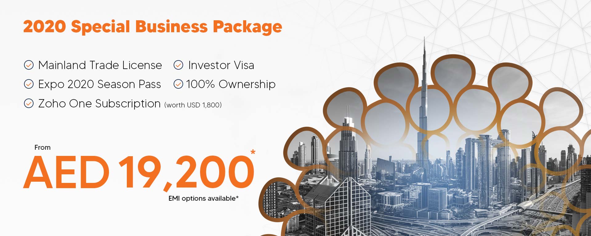 AED19,900 Business License Package | Dubai Company Formation Offer 
