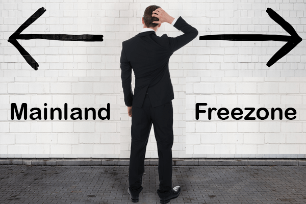 Should I start a company in Dubai Mainland or Free zone?