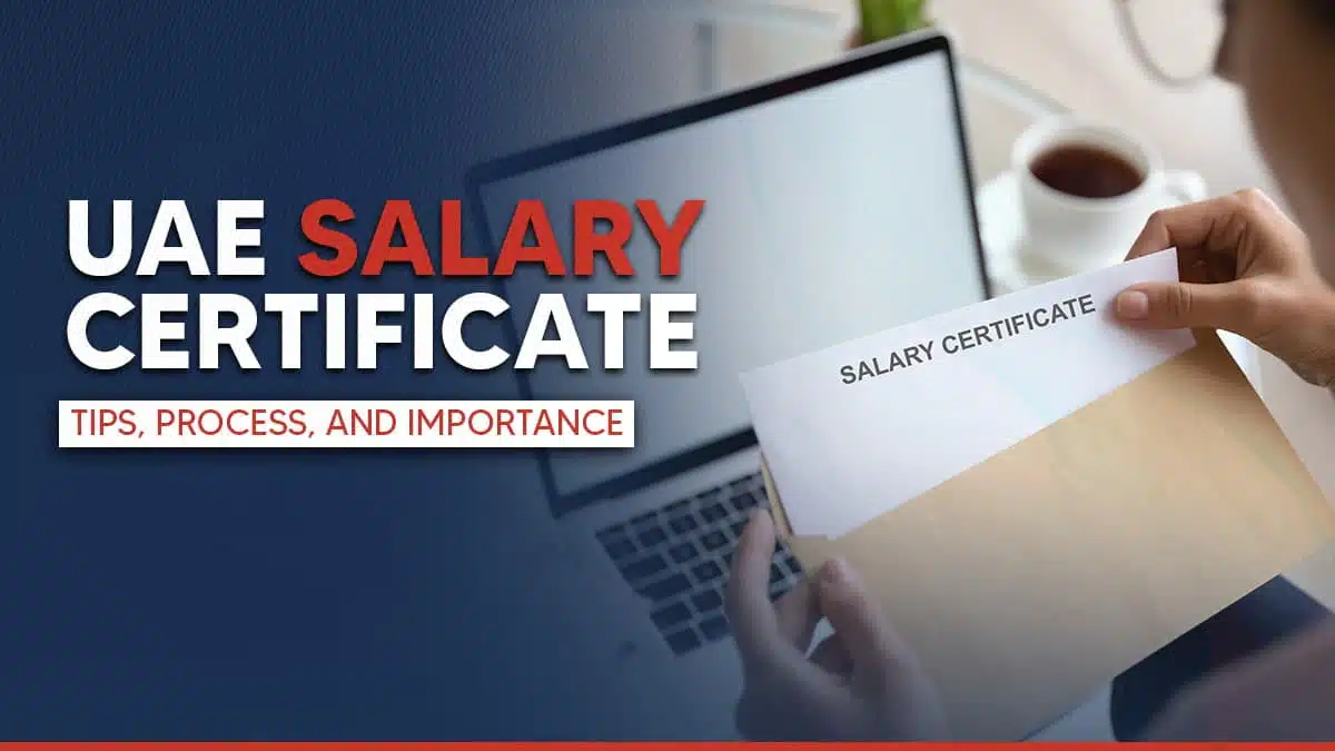Salary Certificate in UAE - Shuraa Business Setup