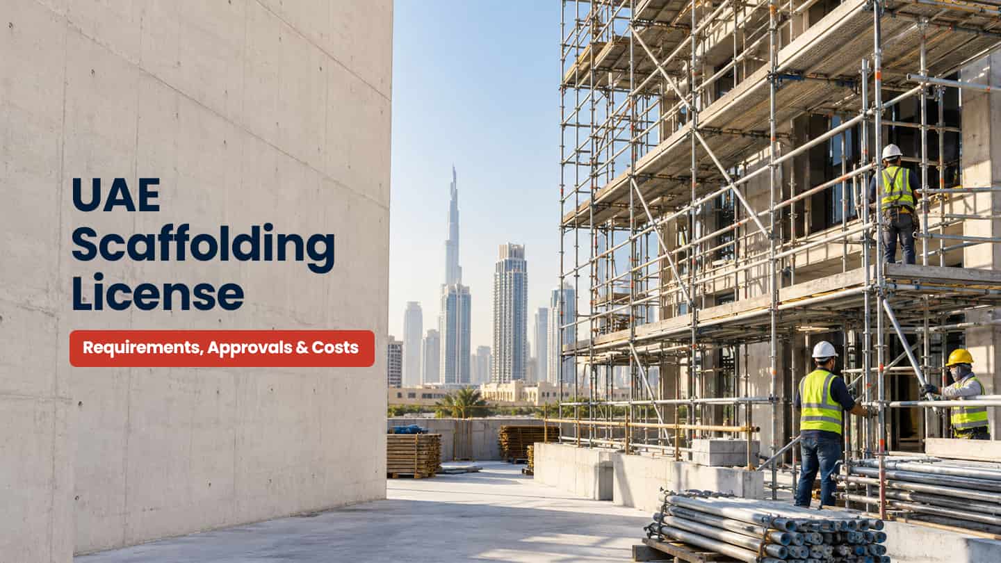 UAE Scaffolding License: Activity, Approvals & Requirements